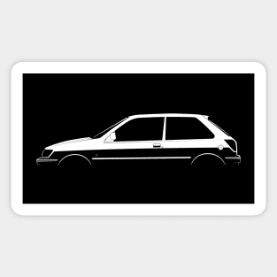 Ford Fiesta XR2i Mk III Silhouette Sticker